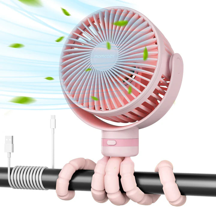 Momcozy USB Rechargeable Portable Handheld Cooling Fan