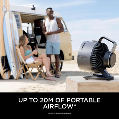 Shark FlexBreeze HydroGo FA050UK Portable Misting Fan – Charcoal